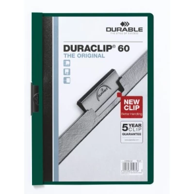 Obrázek Durable Deska Duraclip Original 60 (pro 1 listů A4), 25 kusů, petrolejová/tmavě zelená, 220932