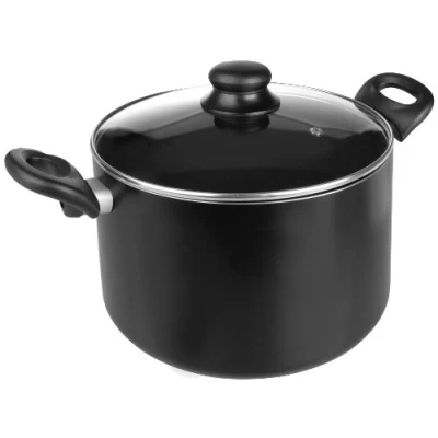 Obrázek IBILI Hrnec na vaření se skleněnou poklicí, hliník, 20 cm, nepřilnavý, vhodný pro indukci