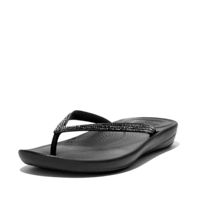 Obrázek Fitflop Iqushion Sparkle Žabky, Ženy, Velikost: 36, Black boty