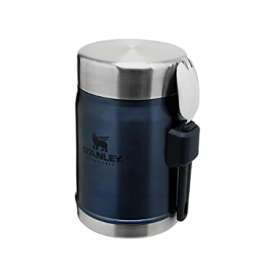 Obrázek Stanley Termonádoba Classic Legendary na jídlo se lžičkou 400 ml udrží 7 hodin teplé nebo studené nerezová nádoba udržení teploty bez BPA vhodné do myčky nádobí Nightfall