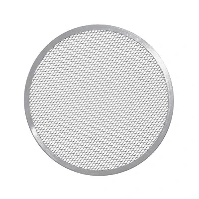 Obrázek Paderno 4172736 Netze Pizza für und Flammkuchen, Grillrost Pizzamessern, Spülmaschinenfest, Aluminium, 36 cm, Silber / Schwarz