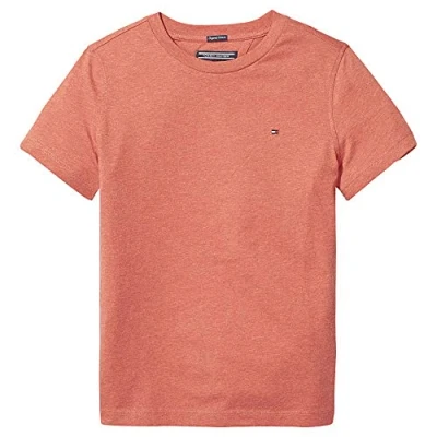 Obrázek Tommy Hilfiger Chlapecké triko s krátkým rukávem, Apple Red Heather