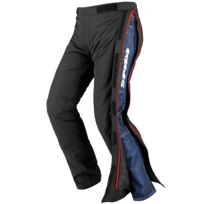 Obrázek Spidi motocyklové kalhoty do deště Superstorm H2OUT, černá/modrá, velikost 3XL