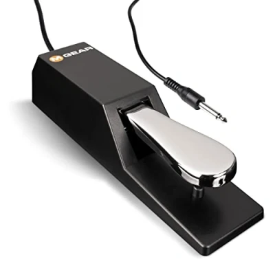 Obrázek M Audio SP 2 univerzální pedál Sustain s piano Style Action, ideální příslušenství pro MIDI, digitální klavíry, elektronické klávesy a další