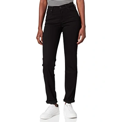 Obrázek Lee Dámské Marion Straight Jeans, Black Rinse