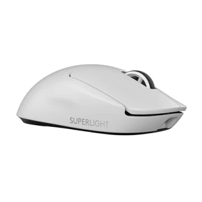 Obrázek Logitech G Bezdrátová herní myš pro X Superlight 2 SE, 60g profesionální s 5 programovatelnými tlačítky, senzor 44K DPI, rychlost signálu 8 000 Hz, funkce nabíjení USB C PC/Mac bílá