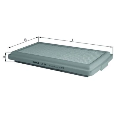 Obrázek Mahle Knecht LX 36 vzduchový filtr