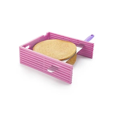 Obrázek IBILI GUIA CORTABIZCOCHOS Sweet, Stainless Steel, rosa, 20 x 10 cm