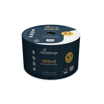 Obrázek MediaRange MR445 DVD+R prázdné pole (16x rychlost, 4, 7 GB, vřeteno 50 ks)