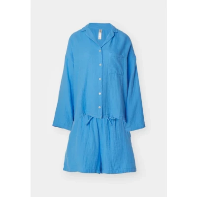 Obrázek Lindex SET Pyžamová sada, Ženy, Velikost: XS, Light dusty blue
