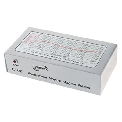 Obrázek Předzesilovač Phono Dynavox MM Systeme TC 750 stříbro