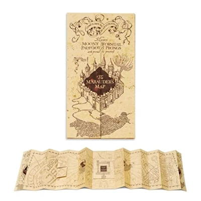 Obrázek Grupo Erik Mapa umělce, karta Harry Potter, s velikostí 174 x 39,5 cm, zboží pro fanoušky Potter