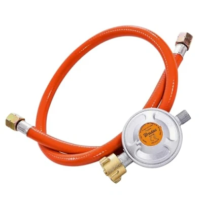 Obrázek Millarco 90145 Manometr Regulátor tlaku a hadice, oranžová