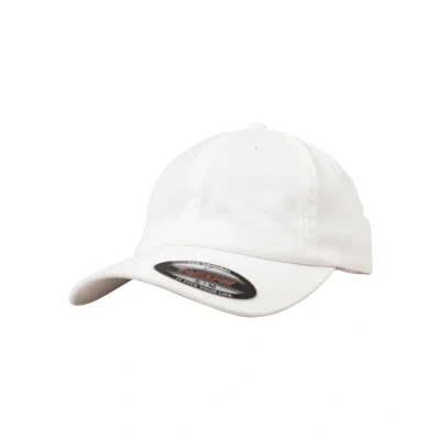 Obrázek Flexfit Pánská bavlna Twill Dad Cap klobouk, bílá