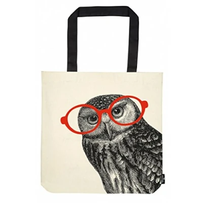 Obrázek moses. Libri _ X taška Shopper Sova, 100% bavlna, sportovní taška, 42 cm, přírodní