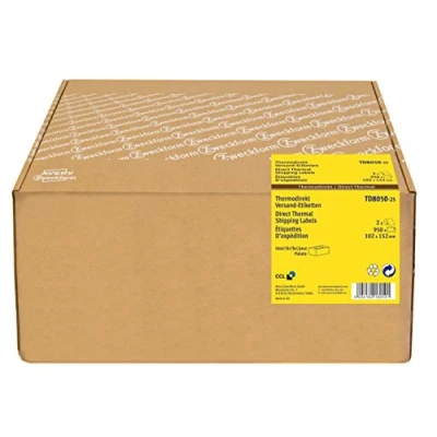 Obrázek Avery Zweckform TD8050 25 Thermodirekt odesílací etikety (102 x 152 mm, 2 role/950 páska pro) Bílá