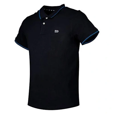 Obrázek Lee Pánská polokošile Pique Polo Black, Ecru (Black 01)