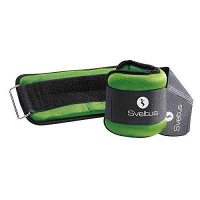 Obrázek Sveltus 0942_1 kg — Vážené náramky 1 lycra (pár x 2) zelená