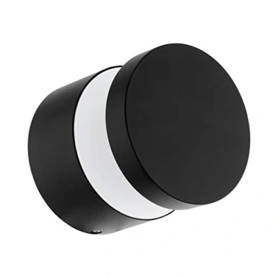 Obrázek EGLO venkovní nástěnná LED lampa Melzo, 1 svítidlo, nástěnné svítidlo z litého hliníku a plastu, barva: černá, IP44