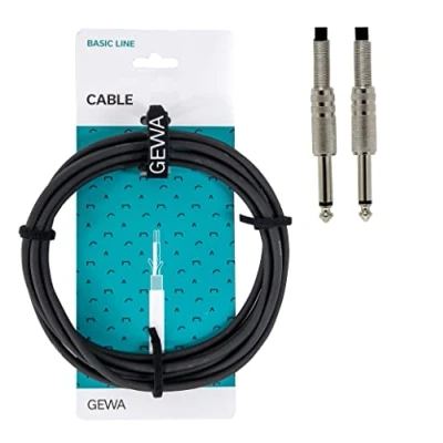 Obrázek GEWA Kabel k nástroji Mono Basic Line 9 m (monojack 6,3 mm monojack mm) 190010