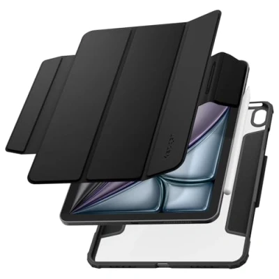 Obrázek Spigen Air Skin Pro Plast Book Pouzdro Černý Apple iPad 2020/2022/2024/2025 11