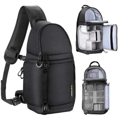 Obrázek K&amp;F Koncept Kamera Sling taška Crossbody Ramena DSLR Fall Fotografie Tašky