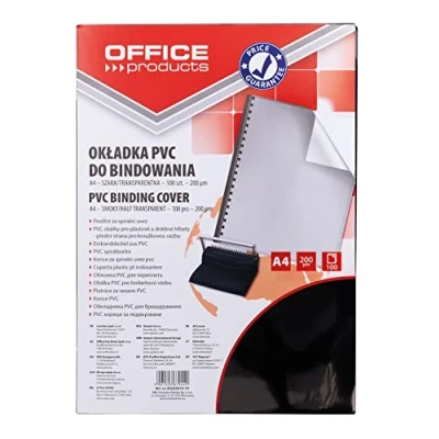 Obrázek Office Products Deckblaetter na zavázání PVC, A4, 150 g/m2 100 kusů