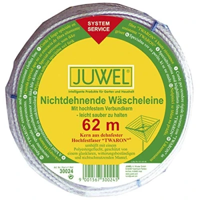 Obrázek JUWEL 30024 náhradní šňůra na sušák prádlo, plast, transparentní, 62 m