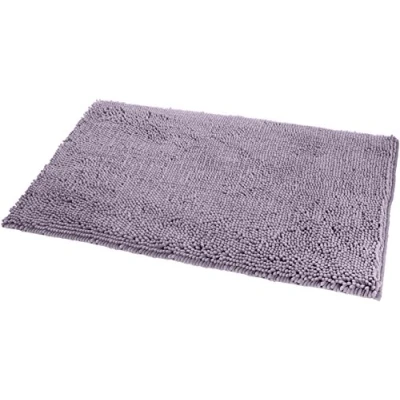 Obrázek AmazonBasics koupelový koberec, chlupatý, neklouzavý, mikrovlákno, 53 x 86 cm, barvy levandule