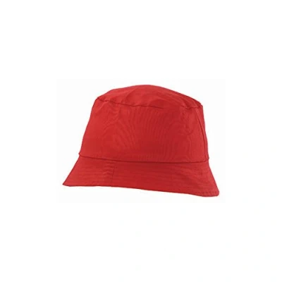 Obrázek 100% Bavlna Unisex klobouk sluneční čepice pro rybaření Fisher Beach Festival jedna velikost červená