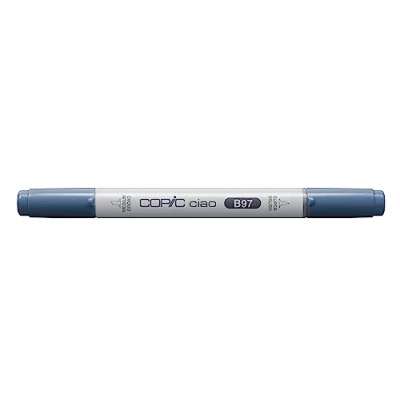 Obrázek COPIC Ciao Marker typ B 97, Night Blue, univerzální popisovač rozložení, na bázi alkoholu, se středně širokým a jedním štětcovým hrotem