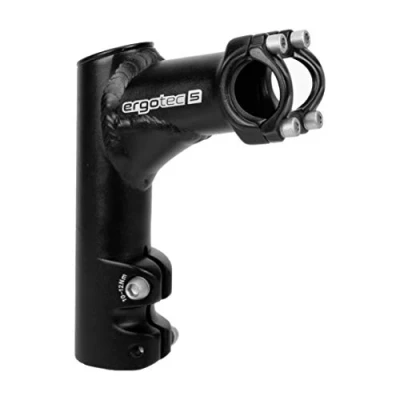Obrázek ergotec Předádky Ahead Comfi 25.4 / Aluminium AL6061 T6, 15, černá písková, 80 mm, 3450001