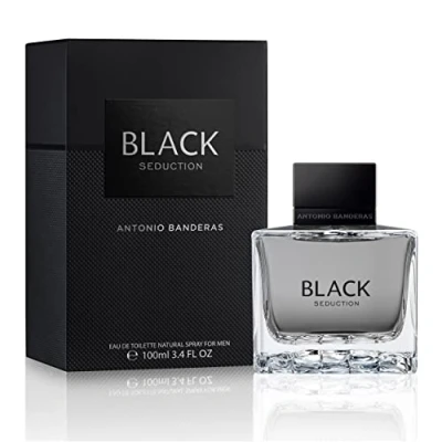 Obrázek Banderas Black Seduction Eau de Toilette sprej pro muže, Fragranza d&#039;Ambra Legnosa 100 ml