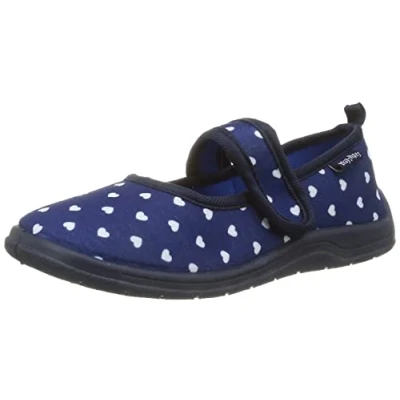 Obrázek Playshoes Unisex dětské domácí boty, Srdce
