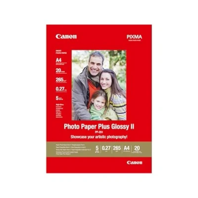 Obrázek Canon Fotopapír PP 201 lesklý bílý DIN A4 20 listů pro inkoustové tiskárny PIXMA tiskárna (265 g/qm) 2311B019