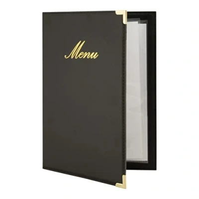 Obrázek Securit Klasický vzhled kůže A5 menu vč. 1 dvojité vložky pro (na 4 stran A5)