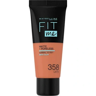 Obrázek Maybelline New York Fit me! Matte &amp; Poreless Make up č. 358 Latte, 30 ml