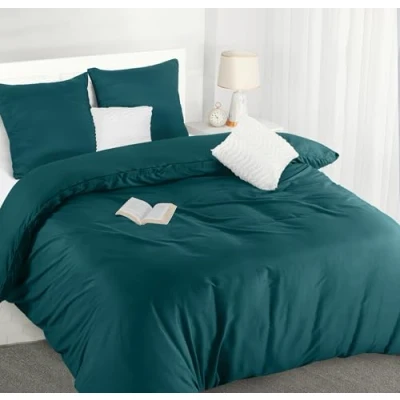 Obrázek Utopia Bedding Sada ložního prádla povlečení z mikrovlákna 260 x 240 cm + 2 povlaky na polštář 65 modrozelená