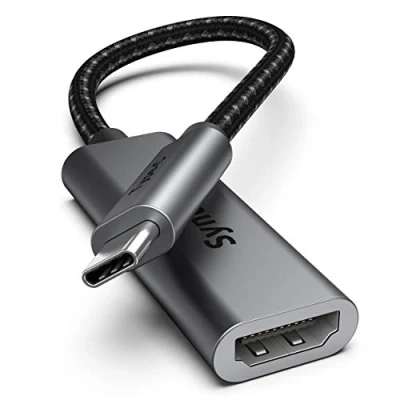 Obrázek Syntech Adaptér USB C na HDMI, Thunderbolt 3 HDMI adaptér, kompatibilní s MacBook Pro, Air, iPad Pixelbook, XPS, Galaxy a dalšími