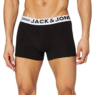 Obrázek Jack &amp; Jones Trunks Sense Unterhose Boxerky, Muži, Velikost: Small, Schwarz