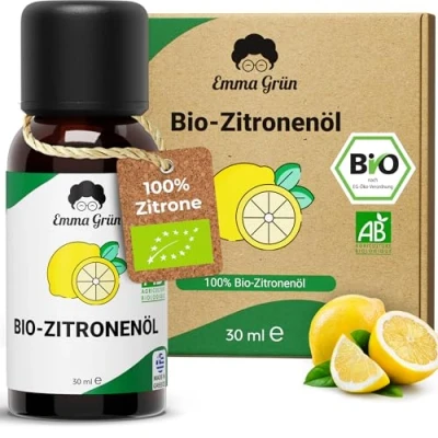 Obrázek Emma Grün® bio citronový olej éterický [100% přírodní] 30 ml citrón Éterické oleje přírodní Essential Oil Kvalita živin Made in Greece