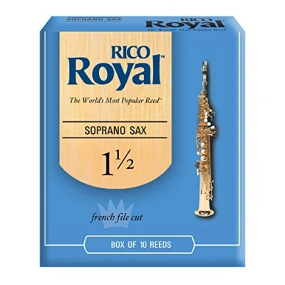 Obrázek Royal listy pro sopránový saxofon tloušťka 1,5 (10 kusů)