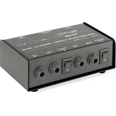 Obrázek Stagg SDI ST 2kanálový DI box s mono/stereo spínačem