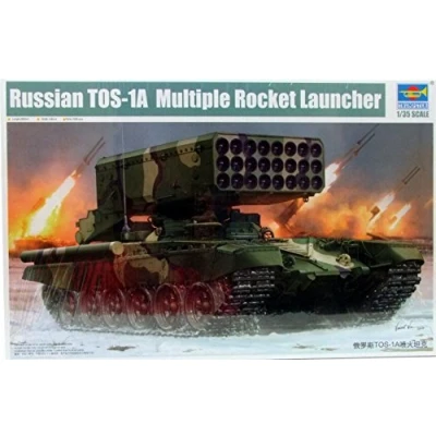 Obrázek Trumpeter 05582 Modelářská sada Russian TOS pro 1 24 Barrel Multipe Rocket L