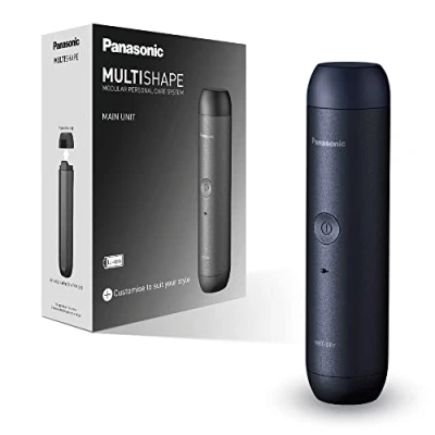 Obrázek Panasonic MULTISHAPE modulární systém péče o tělo ER CBL1, hlavní přístroj pro zastřihovač vousů/těla/vlasů a nosu/uší/obočí, holicí strojek se 3 čepelemi, zubní kartáček s dobíjecí Li Ion baterií