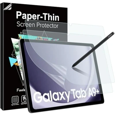 Obrázek TiMOVO 2 Stück wie Papier Displayschutzfolie für Samsung Galaxy Tab A9 Plus 2023, Schreiben und Zeichnen auf Papier, Blendfreie PET A9+ 11 Zoll Tablet