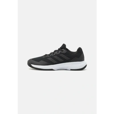 Obrázek adidas Performance Gamecourt 2 Tenisové boty na antuku, Muži, Velikost: 43 1/3, Black/grey Textil/umělé vlákno