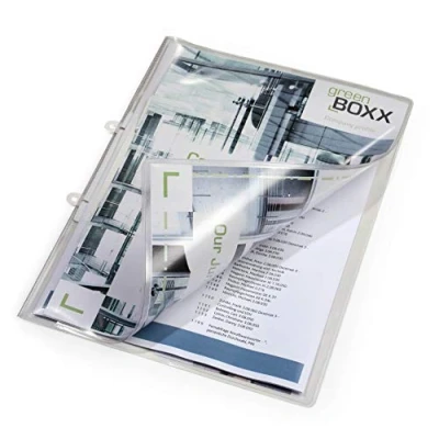 Obrázek Durable Průhledný pořadač A4 z měkké fólie, pro A4, 223 x 313 mm, transparentní, balení po 25 kusech, 251219