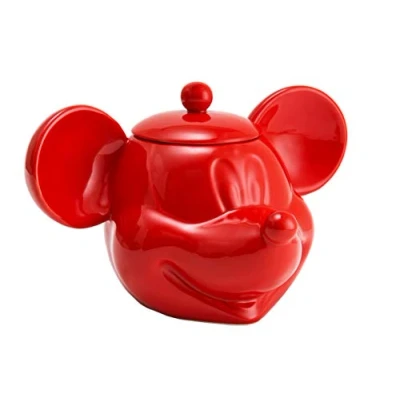 Obrázek Joy Toy 62130 Disney Mickey Mouse 3D keramická dóza na sušenky červená 25 x 17 20 cm v uzavřeném dárkovém balení
