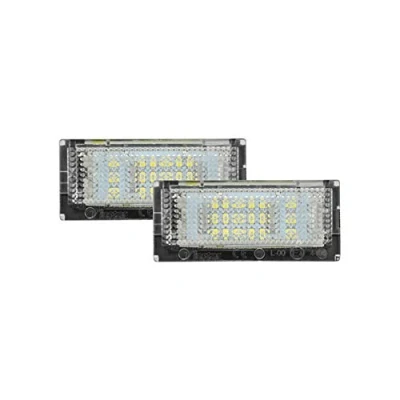 Obrázek AUTO STYLE Satz LED Nummerschildbeleuchtung kompatibel mit BMW 3er E46 Limousine/Touring 1998 2005
